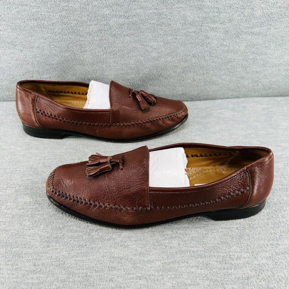 MEZLAN 34395 - Brown Leather Loafer Shoe Size 12M MADE IN SPAIN   B2 main image 5